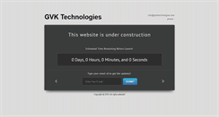 Desktop Screenshot of gvktechnologies.com